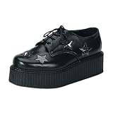 *CREEPER-404, 2" P/F Blk Star Creeper Shoe