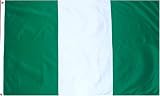 Nigeria National Country Flag  3 Foot By 5 Foot Polyester New
