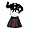 Rubbies - Girls Long Sleeve Skirt Set, Black, White (Size 7)