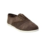 Laceless Classic Slip-On Flats Grey Corduroy