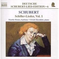 Schubert: Schiller-Lieder, Volume 1