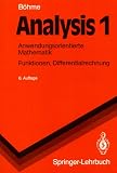 Produkt-Bild: B&ouml;hme, Gert, Bd.1 : Funktionen, Differentialrechnung (Springer-Lehrbuch)