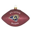 St. Louis Rams NFL Glass Football Ornament (5")