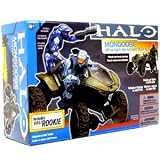 Halo McFarlane Toys Deluxe Vehicle with Action Figure Boxed Set Mongoose with ODST Rookie in VISR Mode
