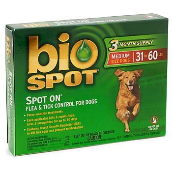 BioSpot For Medium Size Dogs 31 to 60 Lbs