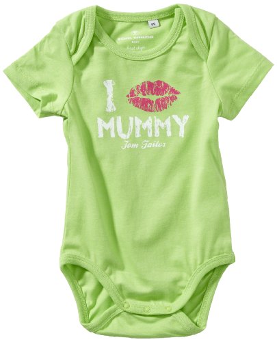 TOM TAILOR Baby - M&auml;dchen Body 11000556221/body i kiss mummy, Gr. 92, Gr&uuml;n (7292) Preisvergleich