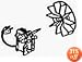 Broan #BP27 50CFM Fan Motor/Wheel
