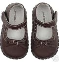 Pediped Isabella Brown Leather Infant Baby Toddler Mary Janes Shoes- FREE SHIPPING