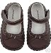Pediped Isabella Brown Leather Infant Baby Toddler Mary Janes Shoes