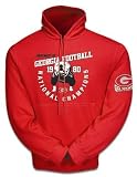 NCAA Vintage 1980 Georgia Bulldogs Football National Champions Red Hooded Sweatshirt