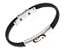 Horoscope Zodiac Signs Cancer Bracelet. Stainless Steel Cancer on Super Black Silicon Band Jelly Bracelet / Lucky Fortune Zodiac Sign Cancer June 21 to July 22 Birthday