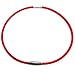 Best New Red Ttianium Magnetic Therapy Power Sport Energy Balance Baseball Necklace Buy Now