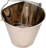 VO TOYS/VIP SS PAIL 6 QUART FLAT BACK