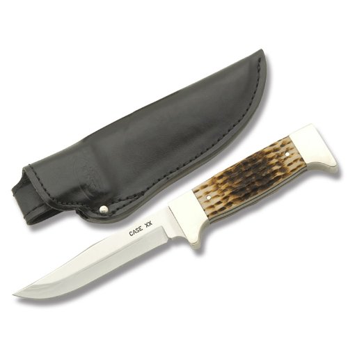 Case Knives 3766 765-5 SS Pattern Utility Fixed Blade Knife with Peach Seed Jigged Amber Bone Handles Case Knives 3766 765-5 SS Pattern Utility Fixed Blade Knife with Peach Seed Jigged Amber Bone Handles Hunting Knives