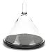 Napa Home & Garden Martini Glass Cloche with Black Base, Small