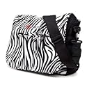 UNISIGN CANVAS MESSENGER BAG (LARGE) Zebra
