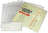 25 Plastic RESEALABLE Outer Sleeves for 12 Vinyl Records #12SB02RSIM - Protect the Record Jacket & Protect Against Dust! (Albums / Outersleeves)