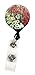 Buttonsmith Monet Gladiolas Tinker Reel Retractable Badge Reel - with Alligator Clip and Extra-Long 36 inch Standard Duty Cord - Made in The USA