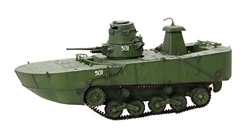 1/72 WW.II 日本海軍 水陸両用戦車 特二式内火艇 カミ 海上浮航形態 (後期型フロート付き) 1944年 千島列島(塗装済み完成品)