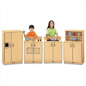 ThriftyKYDZ The Natural Birch Kitchen - 4 Piece Set by