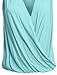 LE3NO Womens Draped V Neck Sleeveless Top with Stretch