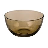Anchor Hocking Presence 6-Inch Glass Bowl - Mocha 12 Pack