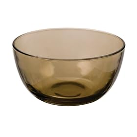 Click here to buy Anchor Hocking Presence 6-Inch Glass Bowl - Mocha 12 Pack by Anchor Hocking.