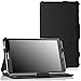 MoKo Samsung Galaxy Tab 4 8.0 Case - Slim-Fit Multi-angle Folio Cover Case for Samsung Galaxy Tab 4 8.0 Inch Tablet, BLACK (With Smart Cover Auto Wake / Sleep. WILL NOT Fit Samsung Galaxy Tab 3 8.0)