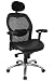 Super Mesh Chair With Mesh Back And Italian Leather Seat [LF-W42B-L-GG]
