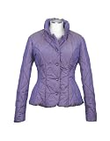 Forzieri Women's Metallic Purple Quilted Jacket