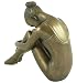 Bronze Ballerina Figurine - Preparing The Mind - by O.Tupton