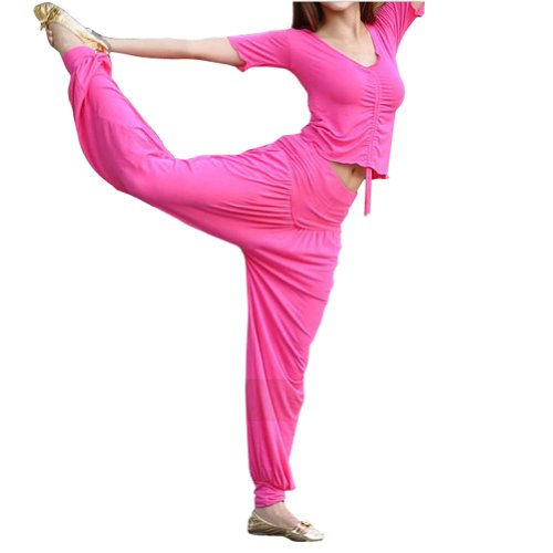 GOGO TEAM Womens Yoga Herem Pants Belly Dance Fitness Workout Pants