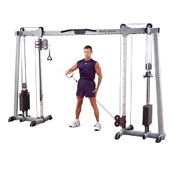 Body Solid Selectorized Deluxe Cable Crossover Home Gym GDCC250