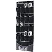 16 Pocket Over-The-Door Organizer Black