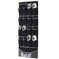 16 Pocket Over-The-Door Organizer Black