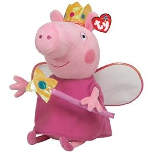 Ty T96259 - Peppa Pig Principessa, 40 cm
