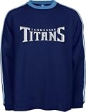 Reebok Tennessee Titans White Short Sleeve Stacked Helmet T-Shirt - Large