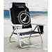 Nautica Dark Blue Nautica Light Weight 5 Position Aluminum Beach Chair with Neck Pillow