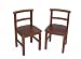 Baby : Kettler Kids Chairs-Set Of 2-Mahogany