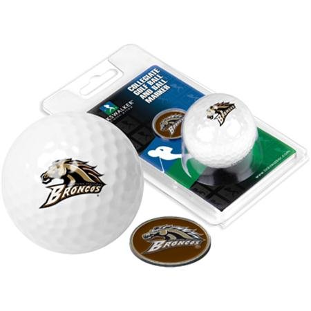 Western Michigan Broncos Wmu Ncaa Collegiate Logo Golf Ball Ball Marker