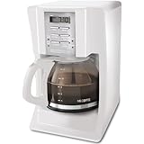 Mr. Coffee SJX20 12-Cup Programmable Coffeemaker, White