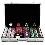 New Trademark 650 Lucky Bee Edge Spot Nexgen 39 Mm Diameter Casino Sized Chips W/ Aluminium Case