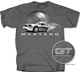 Ford Mustang - Smokin' GT Charcoal T-shirt, Large
