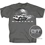 Ford Mustang - Smokin' GT Charcoal T-shirt