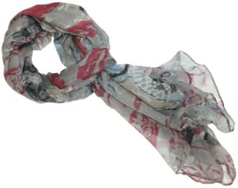 Ladies Park Lane Women's Scarf O/S Pink Flowerhorn