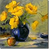 IMAGE OF For His Glory by Bette Jaedicke - Flowers Floral Ceramic Accent Tile 8