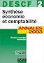 Synth�se �conomie et comptabilit�, DESCF num�ro 2 : Annales 2003