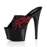 ADORE-701-8, 6 1/2'' Stiletto Heel Platform Slide, by Pleaser USA