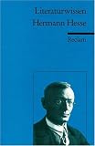 Hermann Hesse - Literaturwissen f&uuml;r Schule und Studium - Helga Esselborn-Krumbiegel