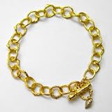 o Ring Twig Bracelet w/Diamonds